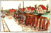 Neuharlingersiel (nach hist. Foto)